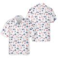 Flamingo Funny Golf Pattern Polo Shirt, Men's Golf Shirt, Golf Apparel For Men
