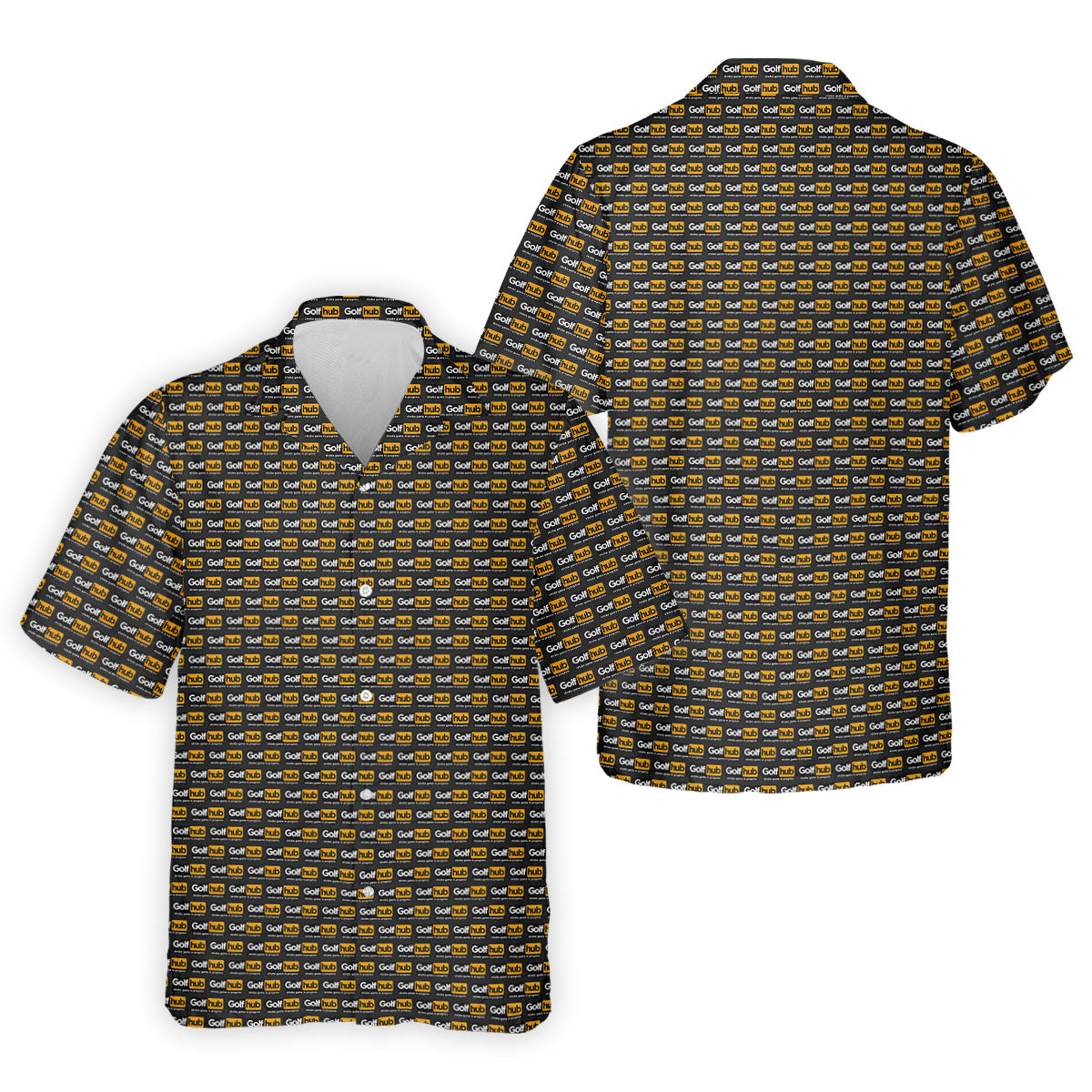 Funny Golf Hub Logo Polo Shirt, Funny Golf Community Design, Golf Shirts For Men