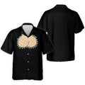 Black Funny Dickhead Faux Chest Golf Shirt, Men's Golf Shirt, Polo Shirts For Men