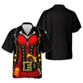 Red Corset Pirate Costume Skull Belt Golf Shirt, Mens Golf Polo, Golf Apparel For Men, Printed Golf Shirts