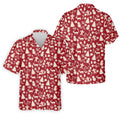 Gingerbread Man Christmas Pine Tree Candy Canes Red And White Polo Shirts For Men, Christmas Golf Shirt