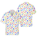 Accept Teach Understand Love Autism Awareness Colorful Handprint White Golf Shirt, Golf Shirts For Men