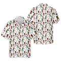 Bigfoot Golfer Pattern Men's Golf Shirt, Golf Polo Shirts For Men, Mens Golf Apparel