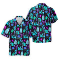 Haunted Ghost Halloween Hawaiian Golf Shirt, Mens Golf Shirts, Golf Polo Shirts For Men