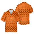 Spooky Bats Orange Halloween Golf Shirt, Polo Shirts For Men, Golf Gift For Men, Golfing Apparel