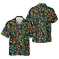 Bigfoot Tropical Tiki Resort Pattern Design Hawaiian Golf Polo, Golf Tops For Men, Golfing Apparel