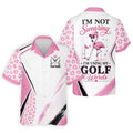 Custom I'm Not Swearing I'm Using My Golf Words Golf Shirt, Mens Golf Polo, Golf Shirts For Men
