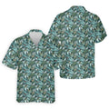 Dinosaur Head Tropical Vibe Golf Tops For Men, Polo Shirts For Men, Golf Shirts For Men