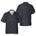 Minimalist Neon Lightsaber Pattern Golf Shirt, Mens Polo Shirts, Golf Shirts For Men