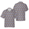 Dancing Figures Moon And Stars Pattern Polo Shirt, Mens Golf Shirts, Golf Apparel For Men