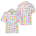 Naughty Conversation Hearts Fun Golf Shirts For Men, Valentines Golf Gift, Dirty Candy Heart Polo Shirts For Men