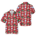 Ho Ho Ho Santa Snowman Men's Golf Polo Shirts, Christmas Golf Shirt, Polo Shirts For Men