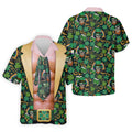 Funny Costume Shamrock St Patrick's Day Golf Shirt, Performance Golf Shirt, Polo Shirts For Men