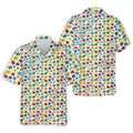 Autism Awareness Jigsaw Puzzle Pieces Rainbow Paint Splatter Men's Golf Shirt, Polo Shirts For Men
