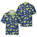 Margarita Cocktail Golf Shirt, Tropical Lime Drink Pattern, Golf Shirt For Men