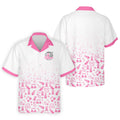 Fuck Cancer Pink Ribbon Breast Cancer Polo Shirt, Mens Polo Shirts, Golf Apparel For Men