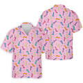 Funny Adult Novelty Pink Pattern Golf Shirt, Mens Polo Shirts, Golf Apparel For Men