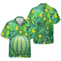 Funny Watermelon Belly Illusion Golf Polo Shirt, Mens Golf Polo, Hawaiian Golf Shirt
