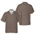 Cream Text Pattern Golf Polo Shirt, Golf Shirts For Men, Printed Golf Shirts