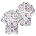 Wine Lover Golf Shirt, Grape Humor Print, Golf Shirts For Men