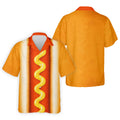 Hot Dog Suit Golf Shirt, Humorous Food Lover Pattern, Golf Shirt For Men