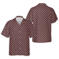 Christmas Snowflake Candy Cane Golf Shirt, Fun Golf Shirts For Men, Golfing Apparel, Golf Shirts For Men