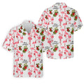 Flamingo Merry Christmas Golf Shirt For Men, Christmas Golf Shirt Polos, Men Golf Apparel