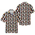 Retro Alien Head Pattern Golf Shirt, Men’s Golf Shirt, Golf Polo Shirts For Men