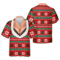 Funny Sexy Cleavage Christmas Golf Shirt, Golf Shirts For Men, Mens Golf Apparel