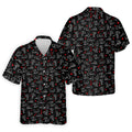 Naughty Position Stick Figure Couple Black Golf Shirt, Golfer Valentines Gift, Fun Golf Shirts For Men