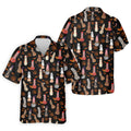 Funny Dirty Black Halloween Golf Shirt, Men's Funny Golf Shirts, Halloween Gift Idea, Golfing Apparel