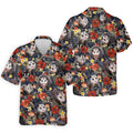 Cute Possums Hibiscus Flowers Golf Polo, Island Foliage Hawaiian Golf Shirt, Golf Tops For Men, Golfing Apparel