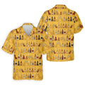 Funny Adult Party Bottle Pattern Golf Shirt, Polo Shirts For Men, Mens Golf Apparel