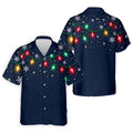 String Lights Snowflakes Christmas Golf Shirt, Mens Golf Shirts, Golf Apparel For Men