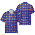 Funny Peach Emoji Pattern Golf Polo Shirt, Men's Golf Polo Shirt, Novelty Golf Shirts For Men