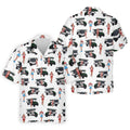Golf Cart Girls Pattern Golf Polo Shirt, Hawaiian Golf Shirt, Mens Golf Apparel