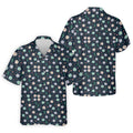 Boho Succulent And Cactus Hawaiian Golf Shirt, Mens Golf Polo, Printed Golf Shirts