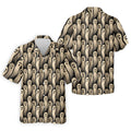 Halloween Ghost Pattern Golf Polo Shirt, Men's Golf Shirts, Hawaiian Golf Shirt