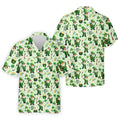 Happy St Patrick's Day Gnomes Shamrock Golf Shirt, Men's Funny Golf Shirts, Golf Shirts For Men