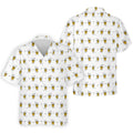 Cartoon Beer Mug Golfer Pattern Golf Polo Shirt, Polo Shirts For Men, Printed Golf Shirts