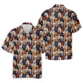 Cartoon Poodle Dog Men's Golf Polo Shirts, Gifts For Dog Lovers, Polo Shirts For Men