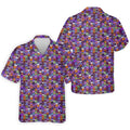 Cute Halloween Icon Pattern Golf Polo Shirt, Mens Golf Shirts, Hawaiian Golf Shirt