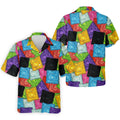 Funny Condom Wrapper Pattern Golf Polo Shirt, Men's Golf Shirts, Novelty Golf Apparel For Men