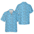 Dad Life Doodle Pattern Funny Golf Shirts, Father's Day Golf Shirt, Golf Gift For Dad