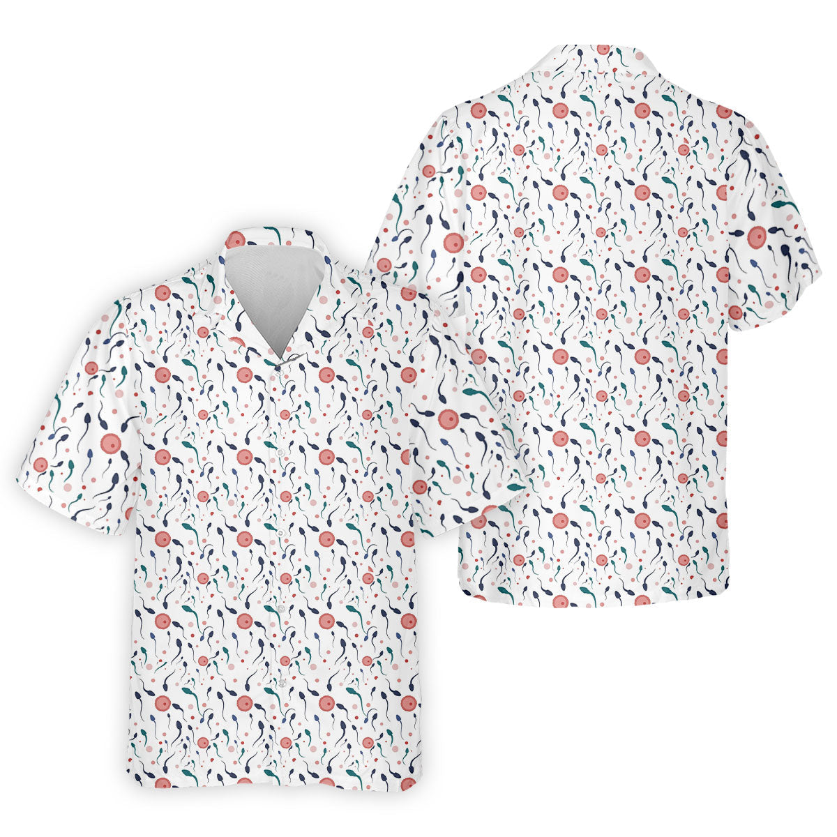 Funny Crazy Egg Fertilization White Golf Shirt, Golf Gifts For Valentine's Day, Polo Shirts For Men