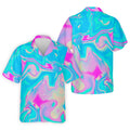 Pastel Marble Abstract Swirl Pattern Golf Shirt, Polo Shirts For Men, Men's Golf Shirt