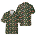Funny Santa Summer Christmas Pattern Polo Shirt, Mens Golf Polo, Golf Shirts For Men