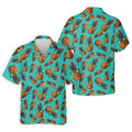 Cool Pineapple Tropical Theme Hawaiian Golf Shirt, Polo Shirts For Men, Golfing Apparel
