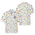 In A World Where You Can Be Anything Be Kind Golf Tops For Men, Autism Awareness Color Golf Shirts For Men