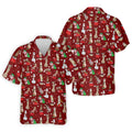 Naughty Santa Hat Christmas Polo Shirts, Unique Gift For Golfer, Polo Shirts For Men, Golf Gift For Men